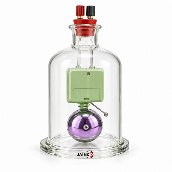 Demonstration Device of an Alarm from a Clock Under a Bell
